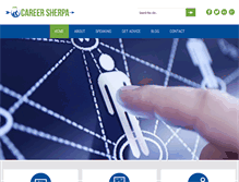 Tablet Screenshot of careersherpa.net